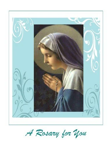 Birthday Rosary Card
