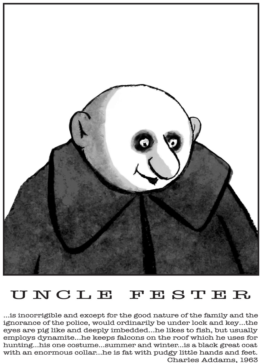 Uncle Fester — Tee & Charles Addams Foundation Uncle Fester — Tee & Charles Addams Foundation