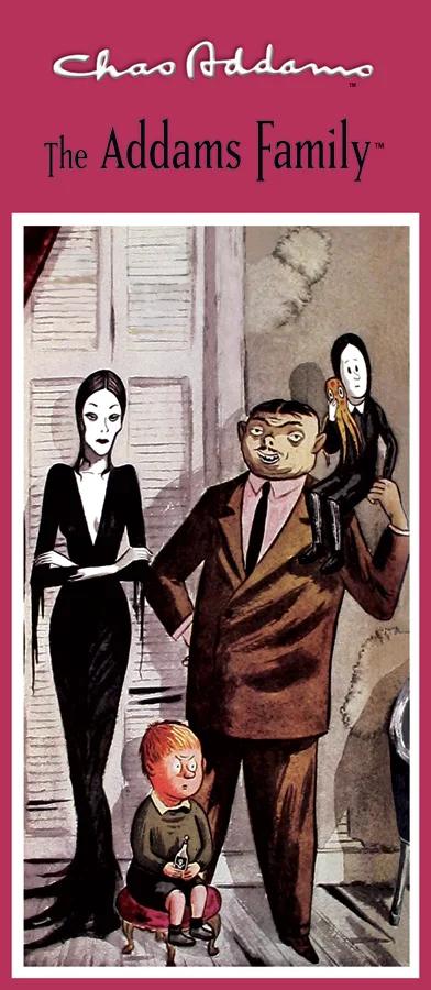 The Addams Family 4 x 9" Notepad
