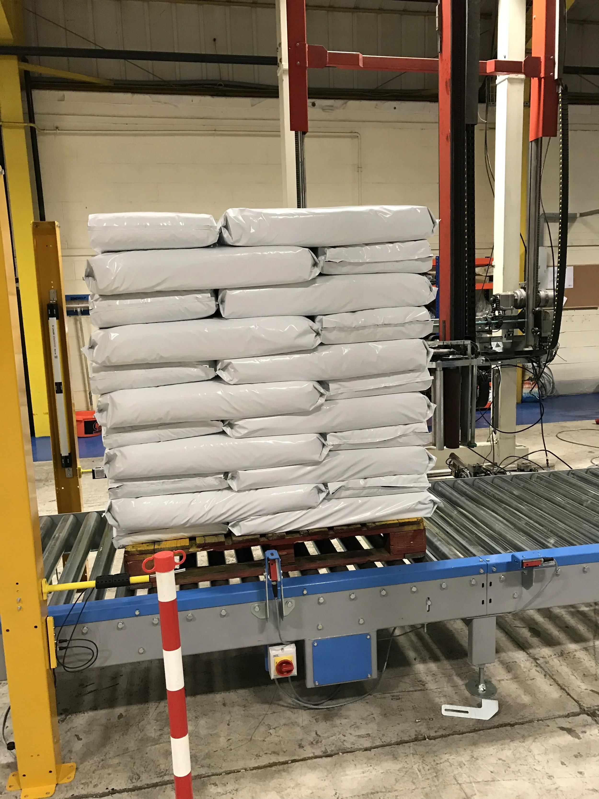 Filling trials on the new bagging line