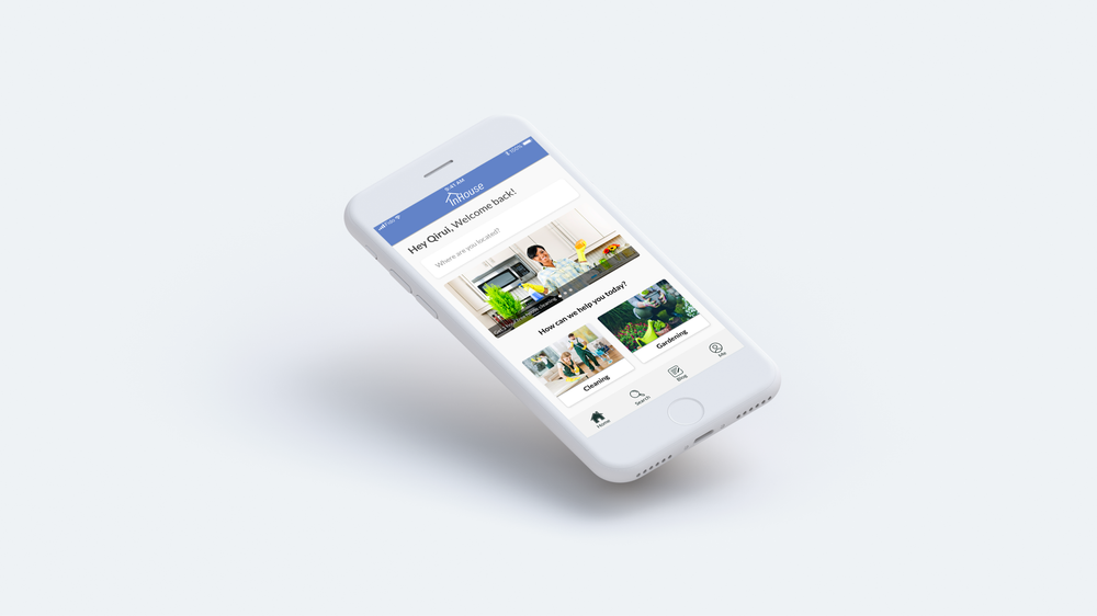 InHouse App — product mockup
