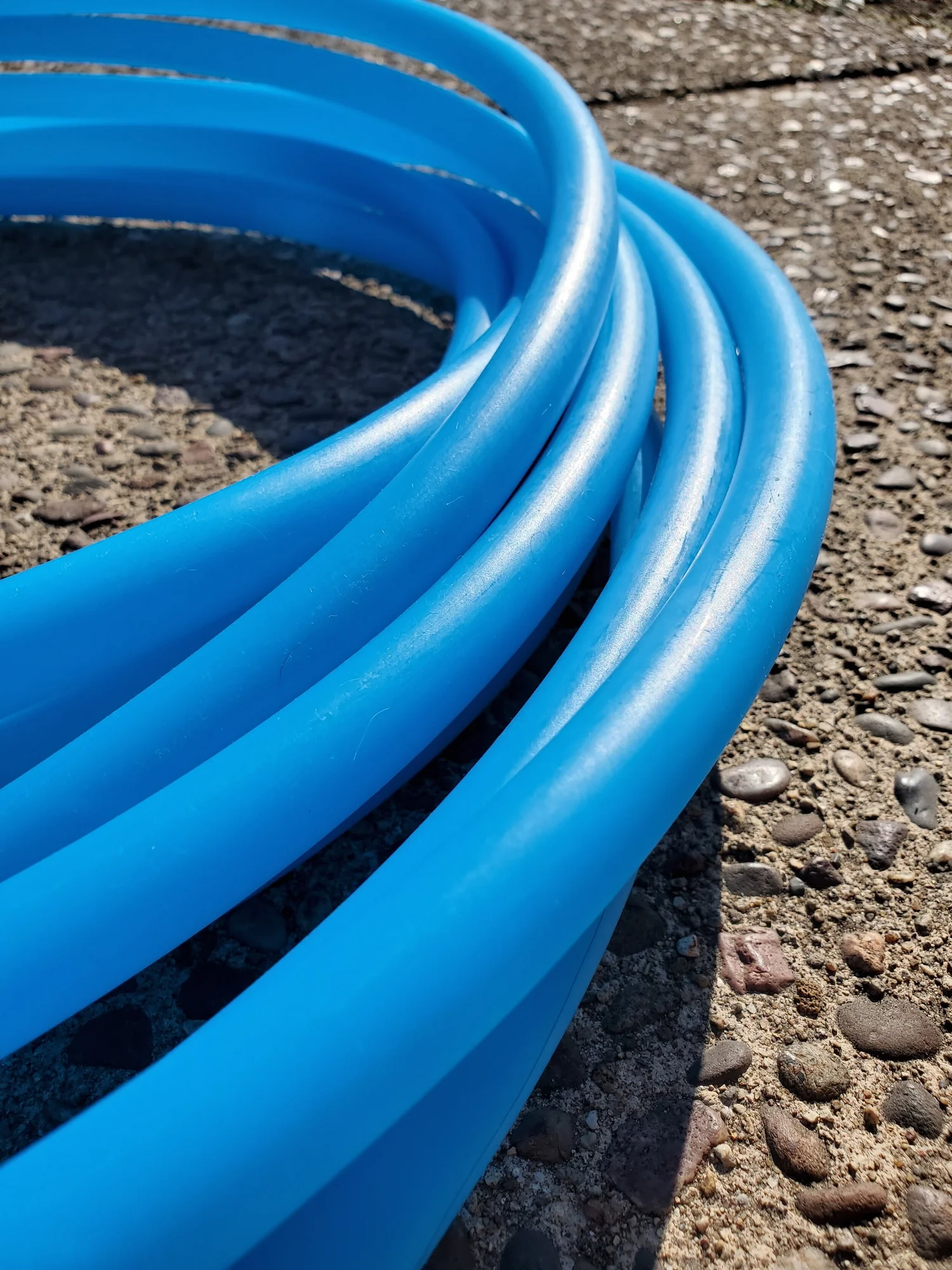 58 HDPE UV AMETHYST collapsible dance hula hoop