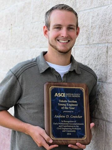 Drew Coutcher - ASCE Toledo Section Young Engineer of the Year!