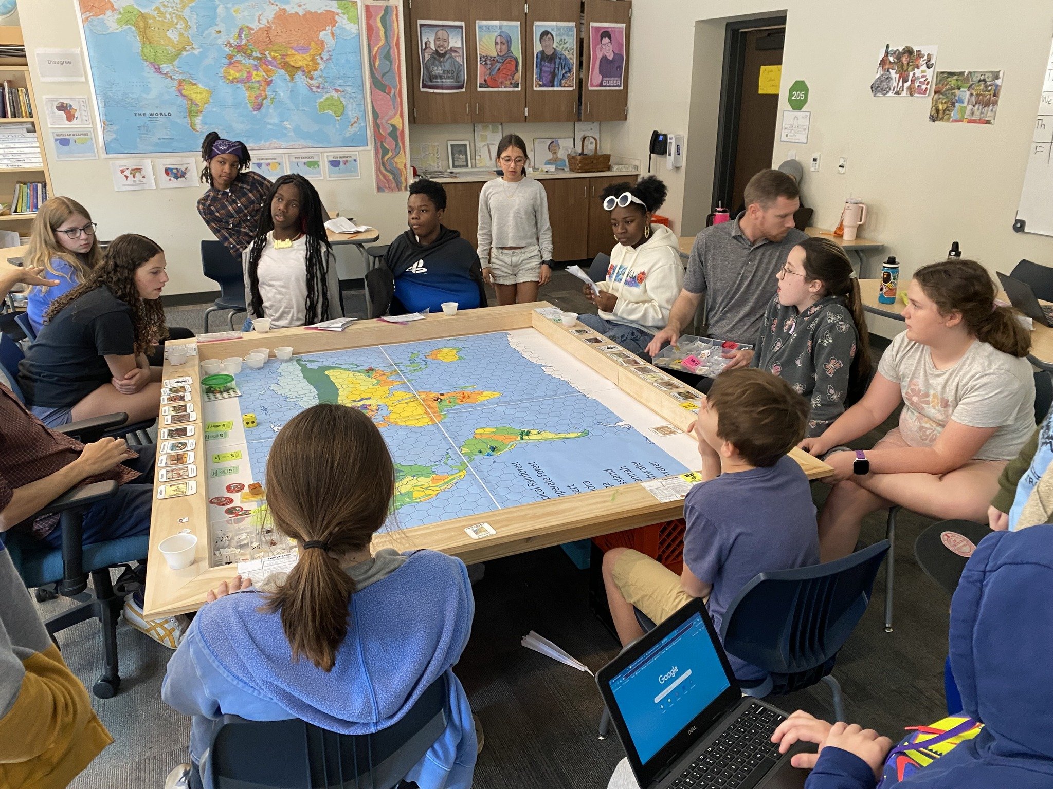 Can you develop a thriving civilization? 🗺️That's the question 6th Grade Cultural Literacy classes went head to head to answer this week. 

&quot;Thrive Civilization&quot; is a strategy game that issues players a challenge: begin as hunter-gatherers