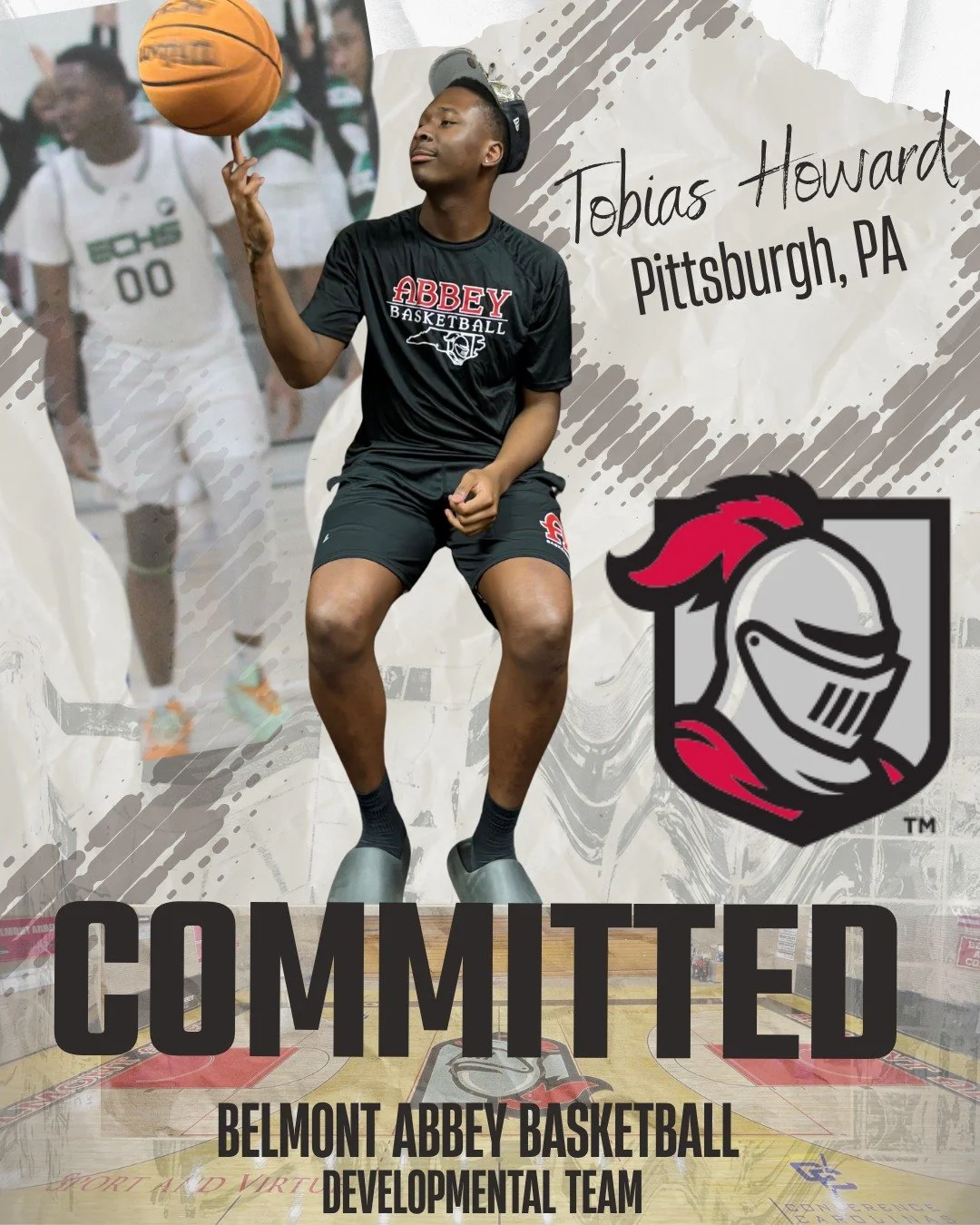 While ECS celebrated the First Day of School this week, so did @belmontabbey.

ECS' recent graduate, Tobias Howard, will continue playing basketball at the Division 2 collegiate level. He has committed to playing at Belmont Abbey College for their de