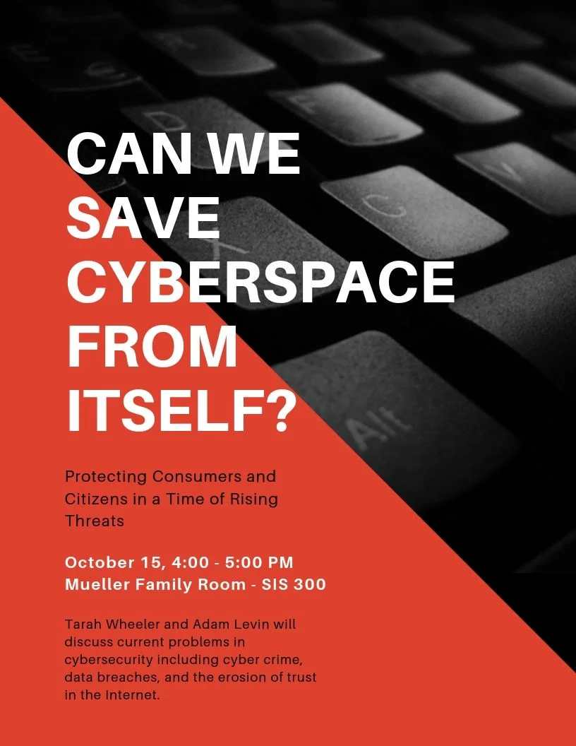 CAN WE SAVE CYBERSPACE FROM ITSELF? Protecting Consumers and Citizens in a Time of Rising Threats