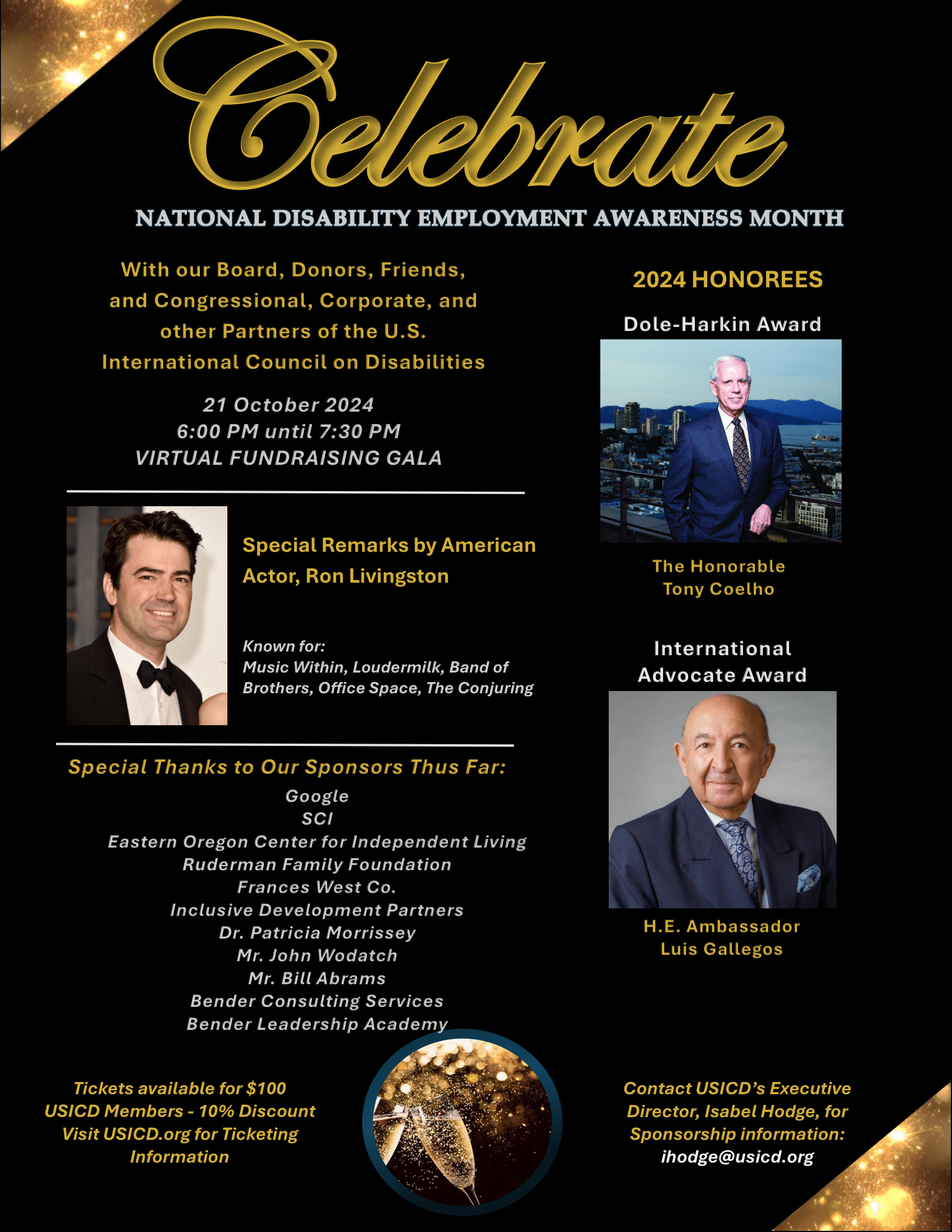 Digital Accessibility Advocate Ambassador Luis Gallegos Honored with International Advocate Award