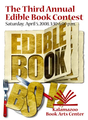2008 Edible Book poster by Keith Jones