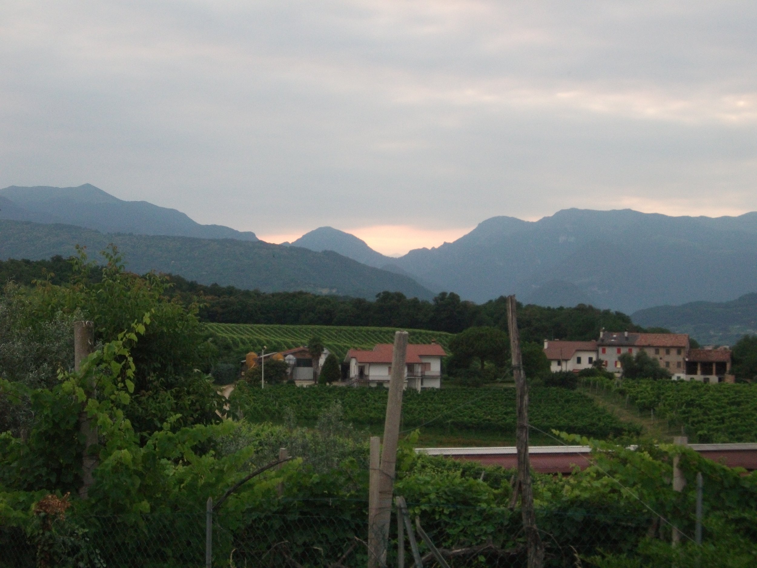 View from villa in Cornuda