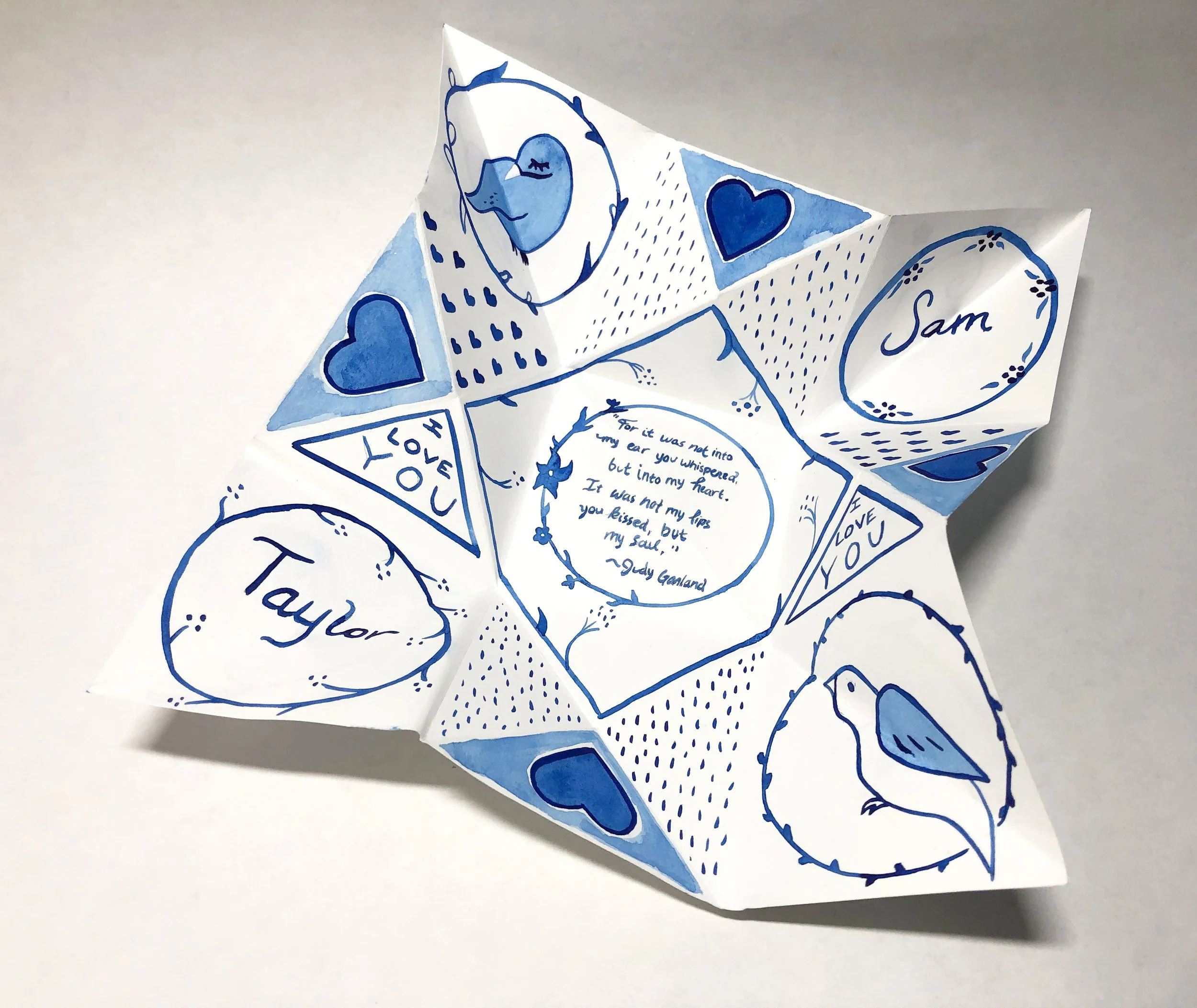 Victorian Puzzle Purse Valentine — — Kalamazoo Book Arts Center