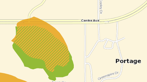 Location &amp; Wetlands map