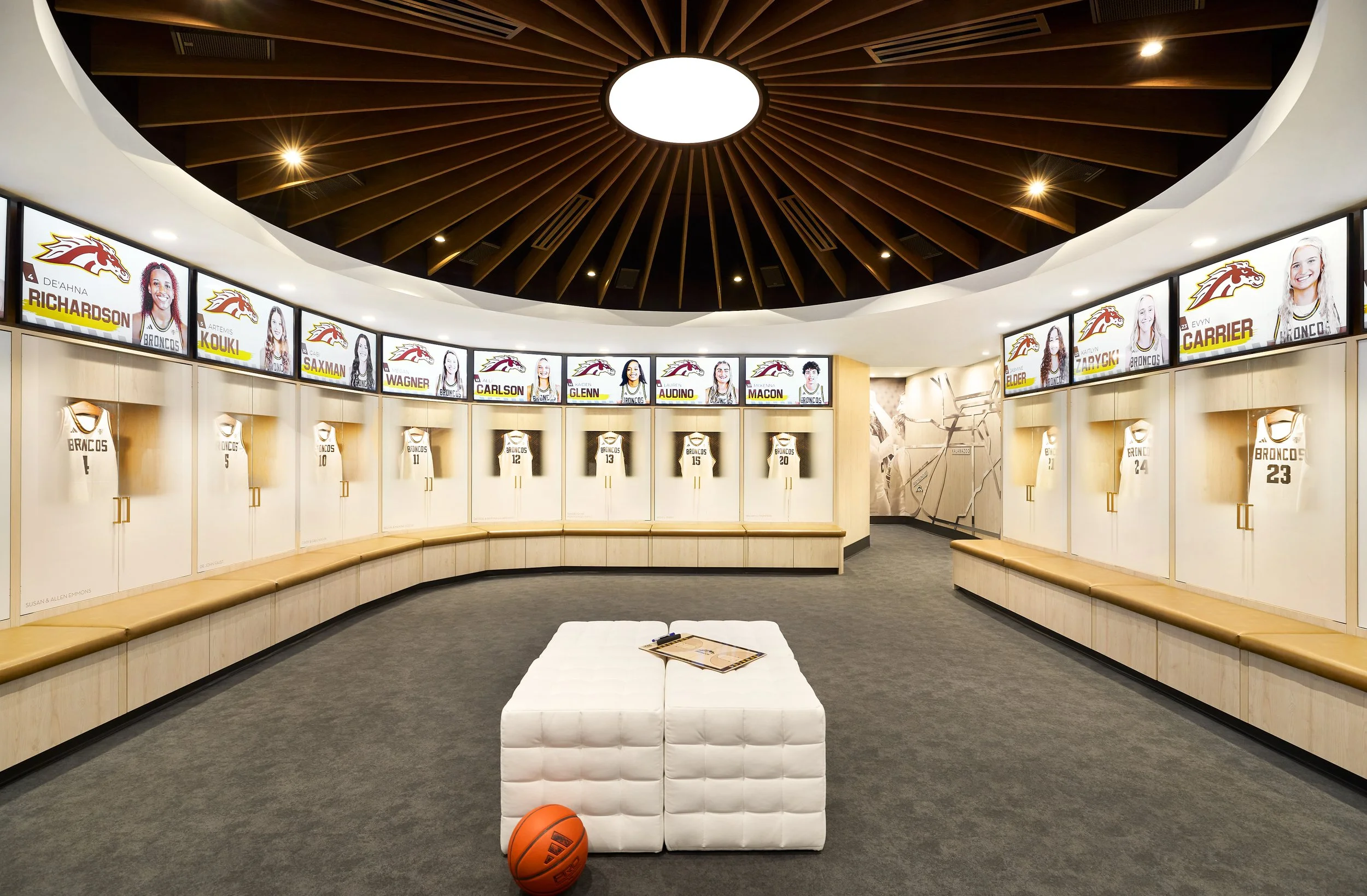 Western Michigan University Women's Basketball Locker Room