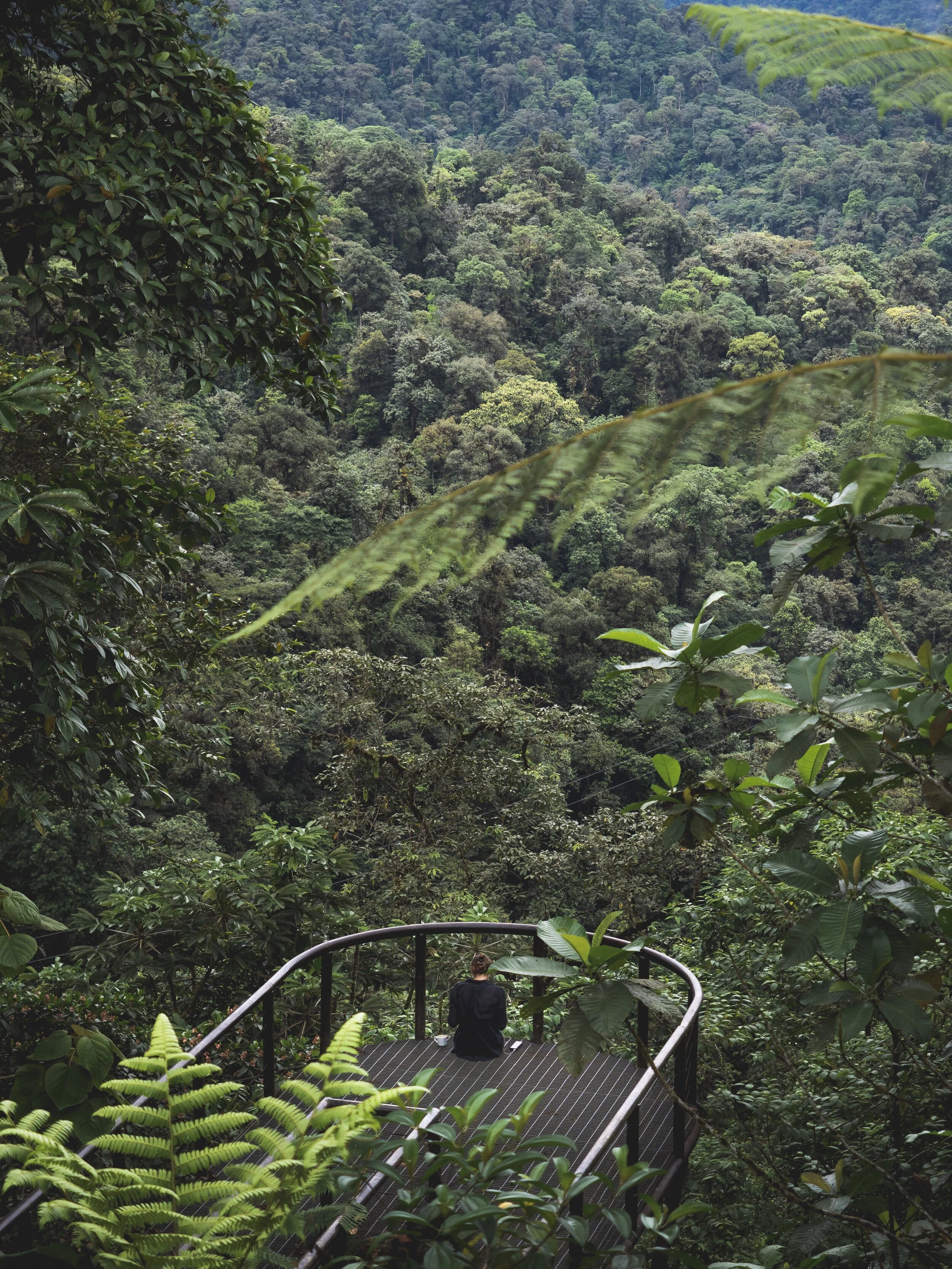  coffee, dangling feet, a view…   photo by Jay   