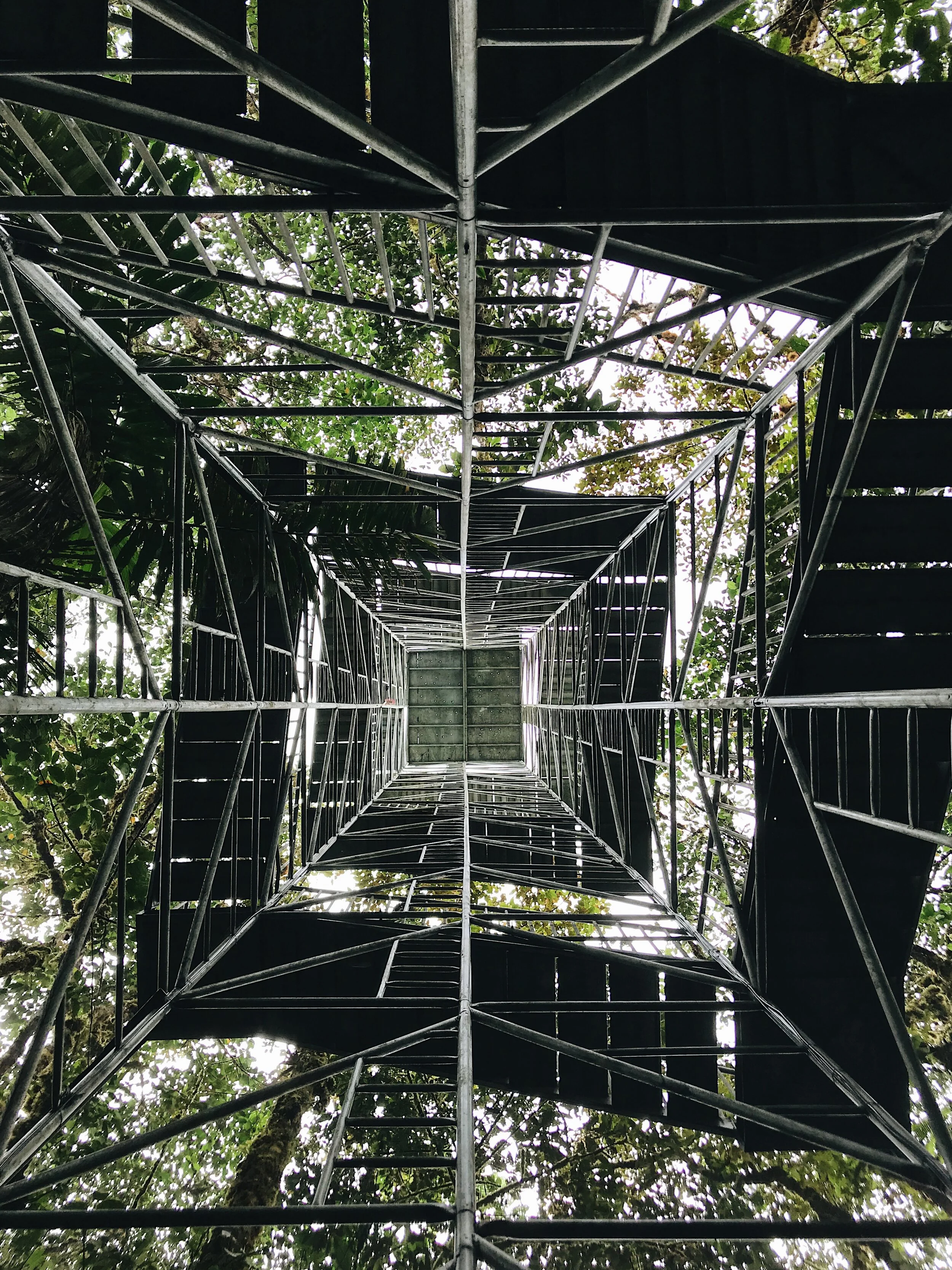   Observation Tower  , looking up  