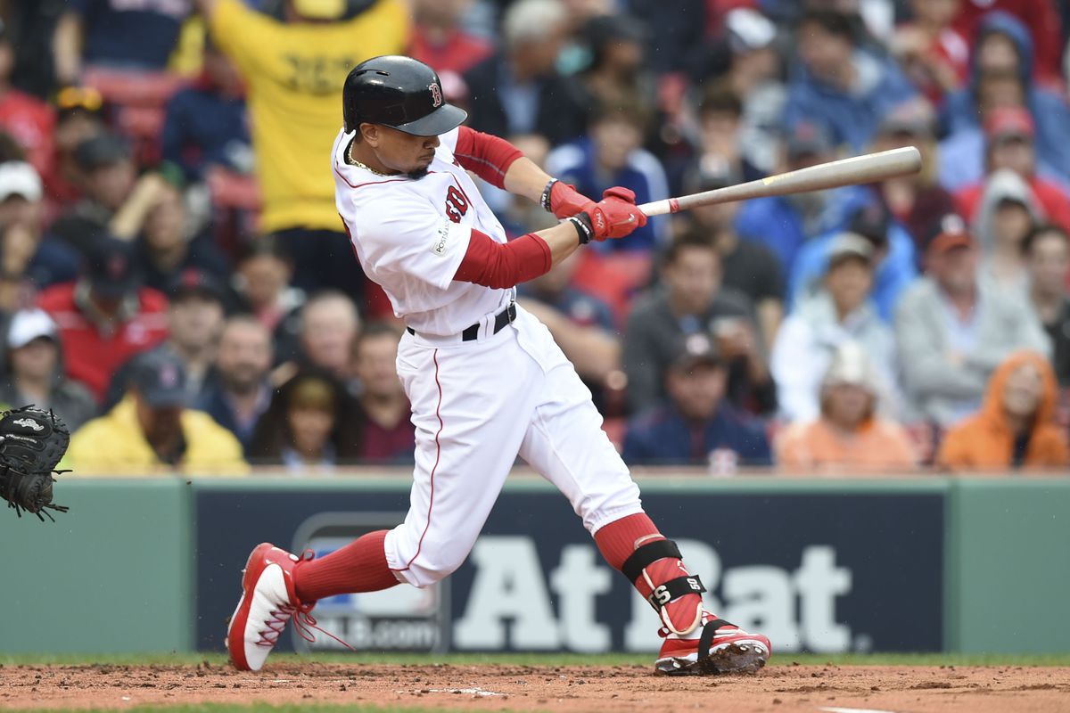 Betts is currently hitting .365