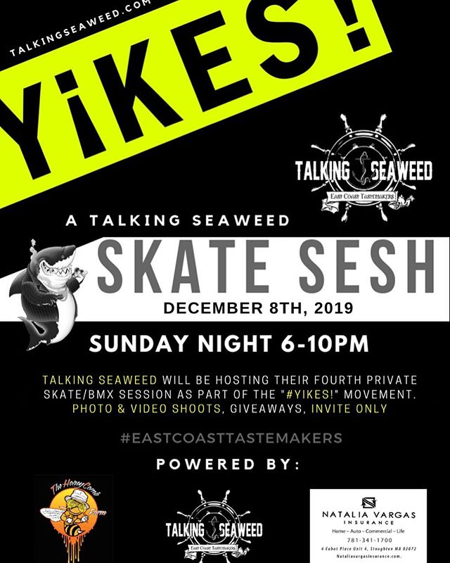 We&rsquo;re back at it for #YiKES4 on December 8th. Mobile dab bar, 50,000+ sq ft of indoor skatepark. Dope giveaways. Photo and video shoots. This is the ONLY event of its kind. 25 skaters/BMX riders, a few real deal sponsors, a bunch of friends and