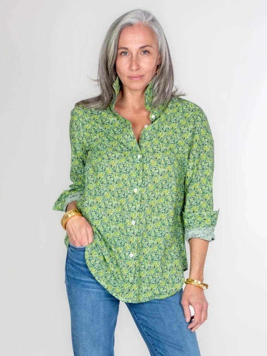 The New Girlfriend Shirt - Floral Cotton