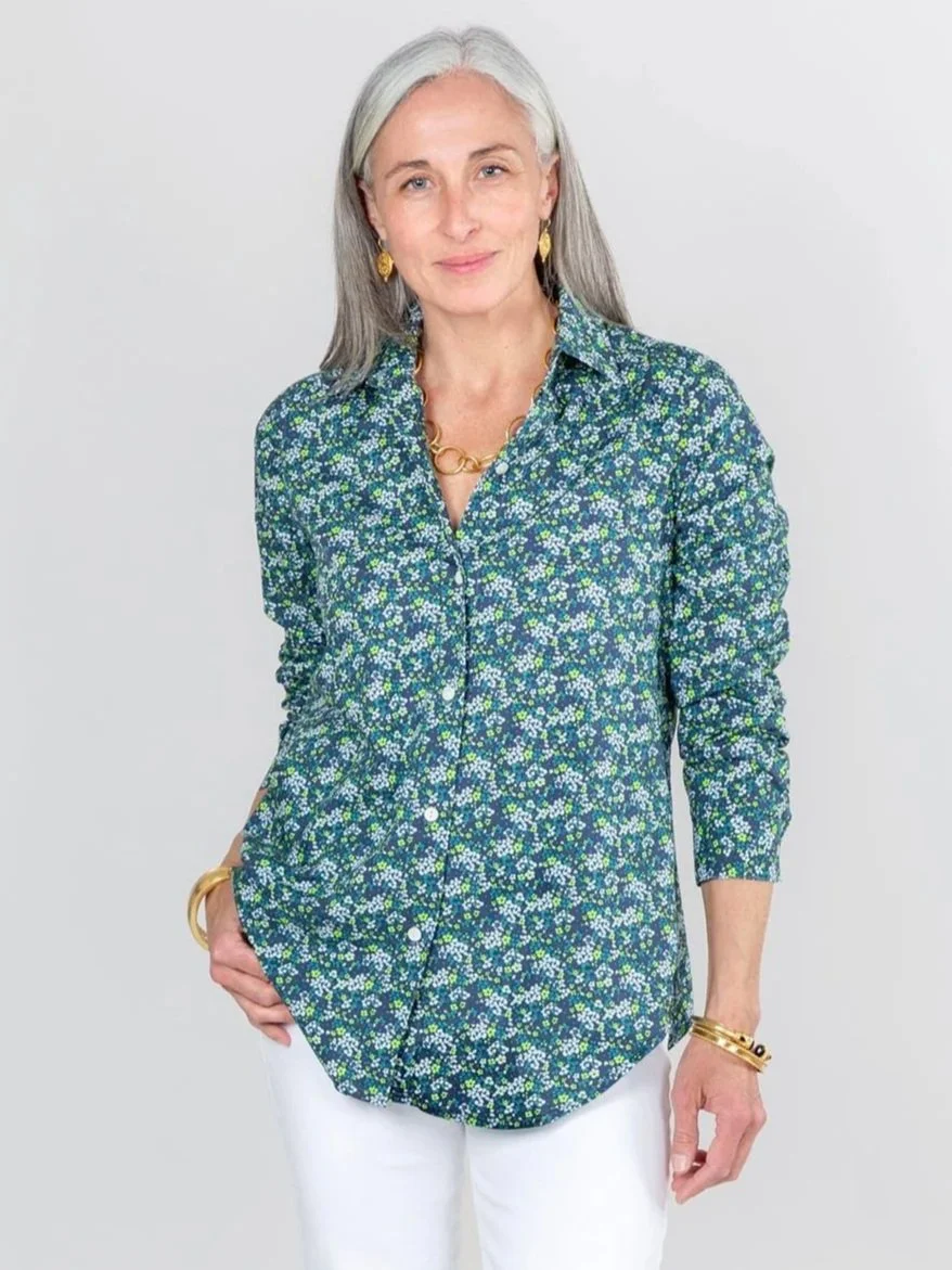 The New Girlfriend Shirt - Floral Cotton