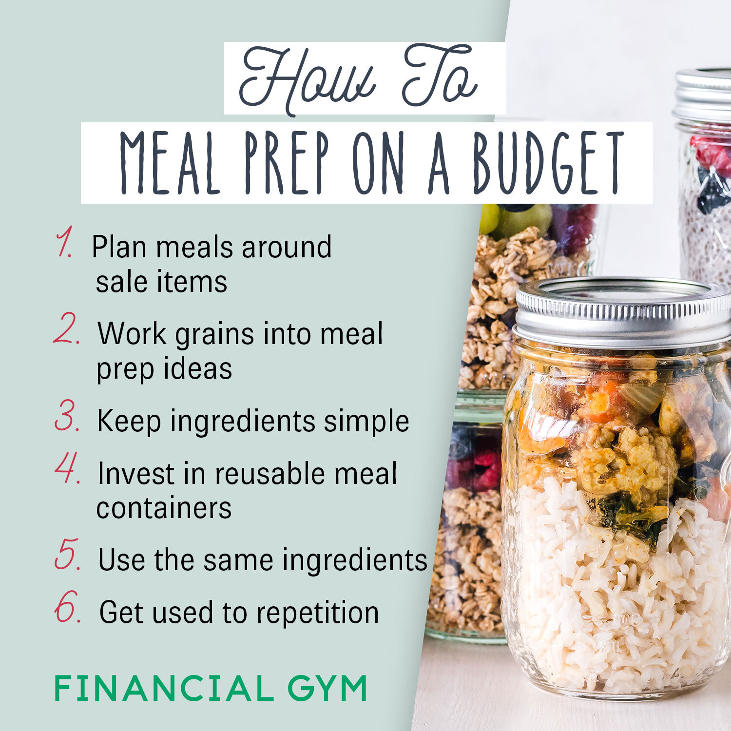 Meal prep on a budget