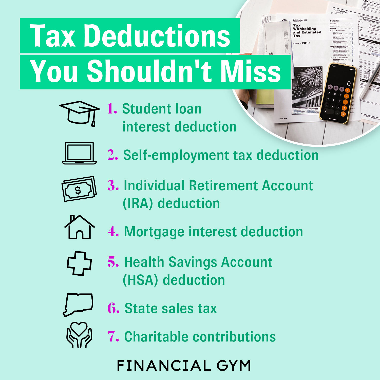 Fans deductions only tax Write offs