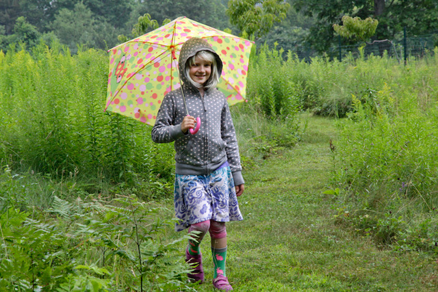 Hayden returning from the woods