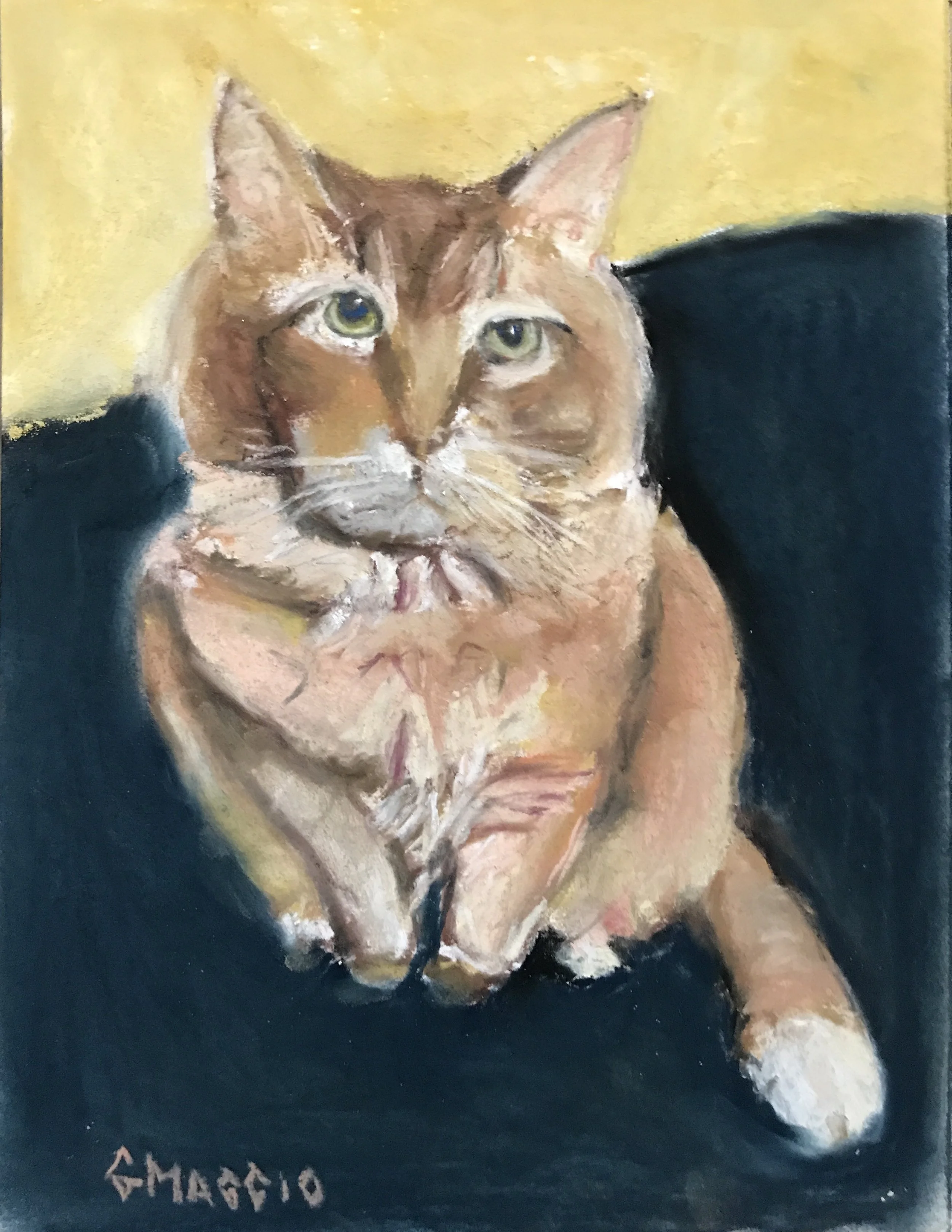 Norman, pastel, 9x12, SOLD
