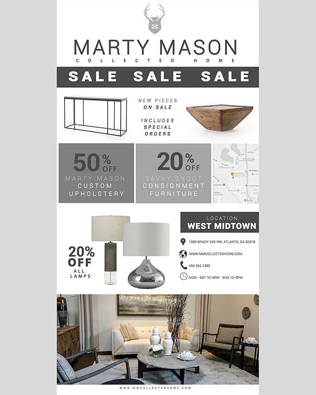 #mmch #martymasoncollectedhome #furnituresale #designservices #mmchsale #lamps #westmidtown #interiordesignatlanta #Interiordesign #lampsale #