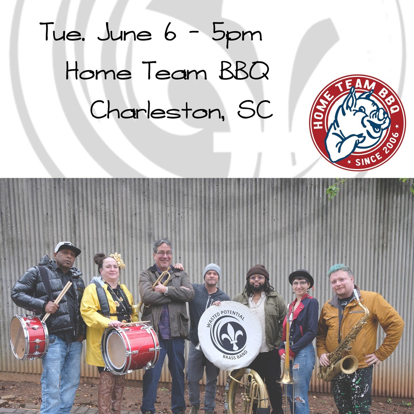 thank you @hometeambbq for having us as part of our #TOUR on june 6th in #charleston 

@lilchota @hjh18885 @jesstermix77