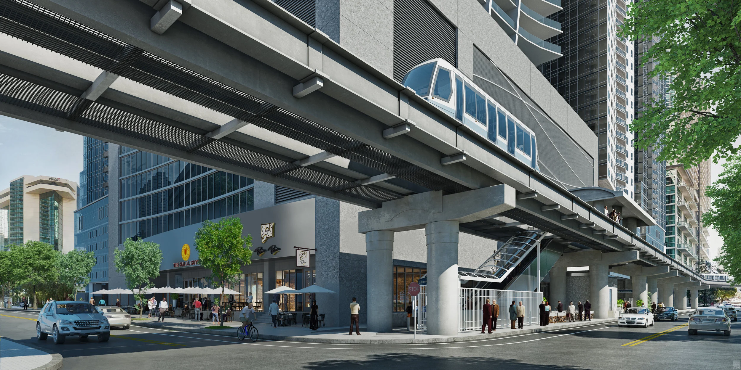 Superior location with Immediate Access to Metromover station, Mary Brickell Village, and Brickell City Centre.