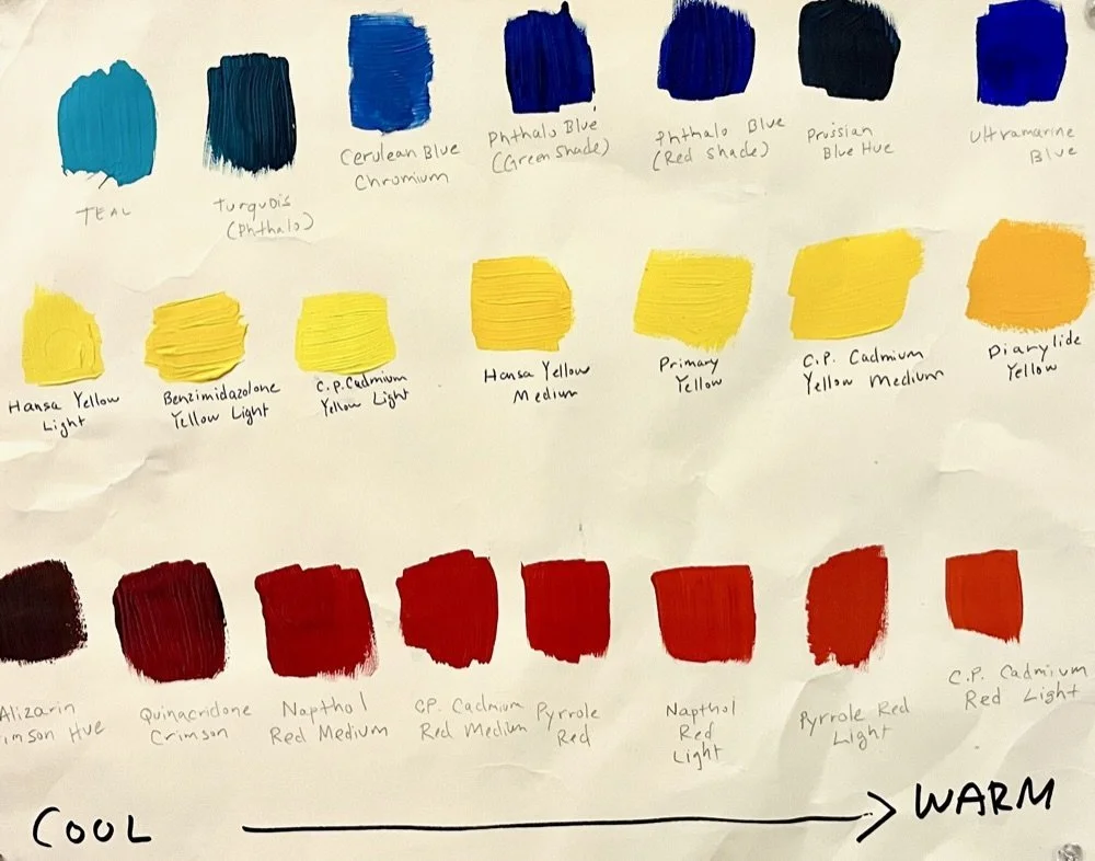 Reds, Yellows, Greens and Violets - Nothing but color mixing workshop