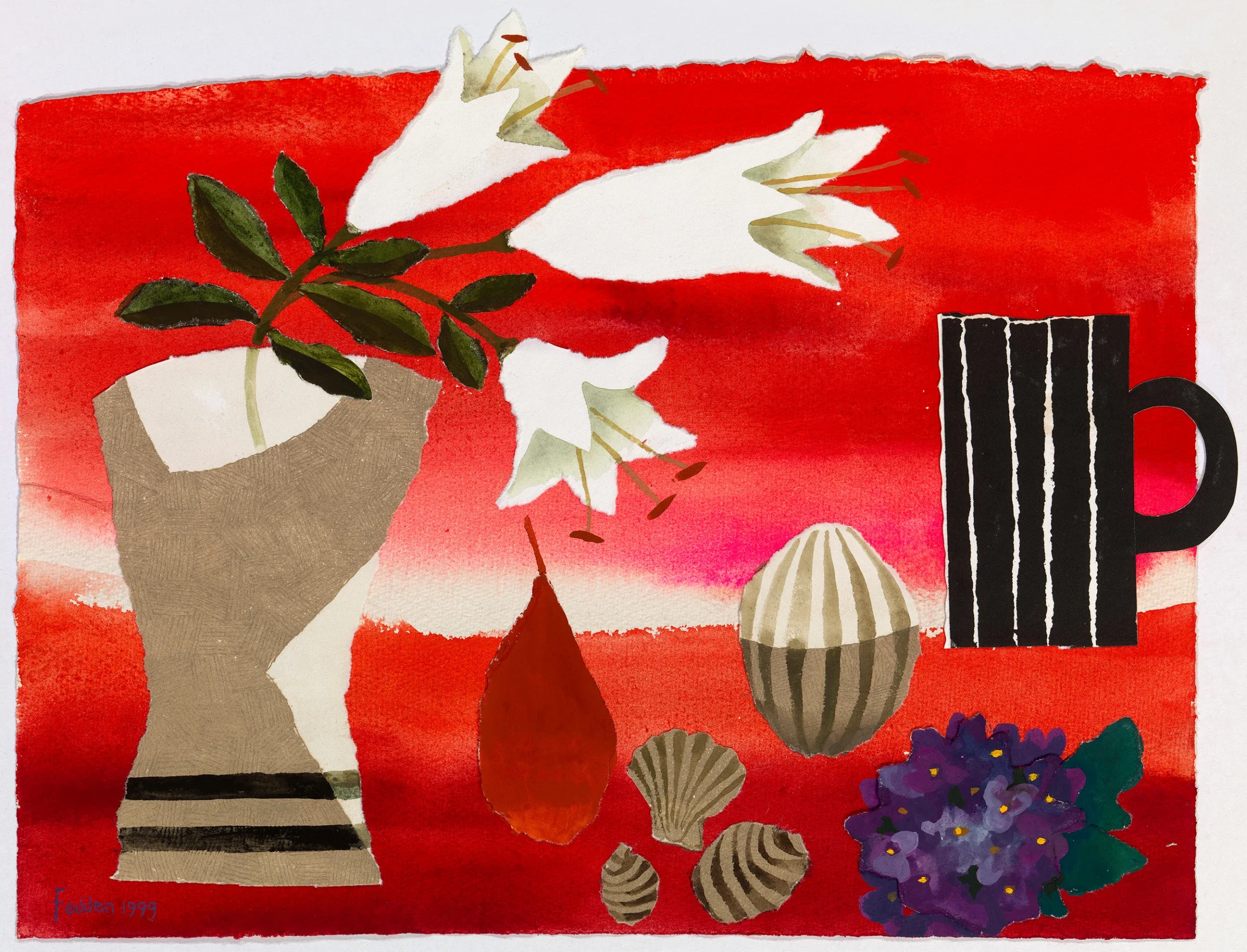 portlandgallery-mary-fedden-still-life-with-lilies-1999.webp