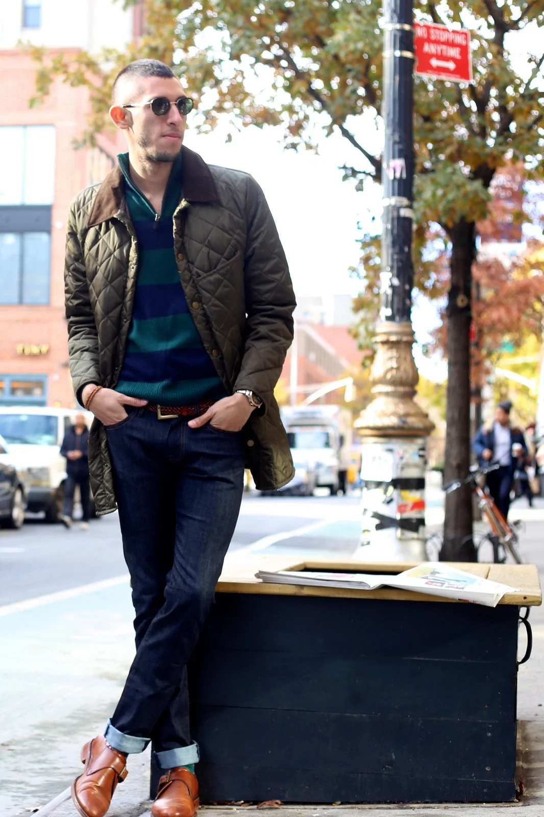 The Blue Perk in Quinn Sweater