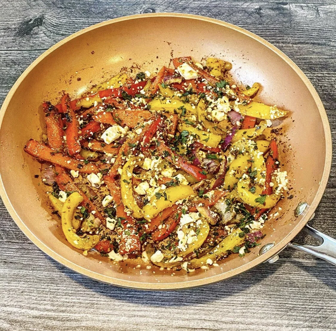 RECIPE | GREEK PEPPERS &amp; FETA