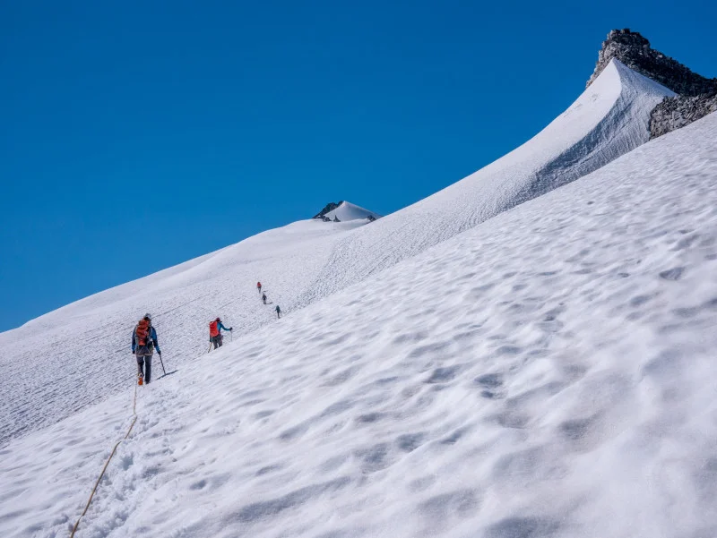 SECOND PRIZE: Hai Pham with this photo of the group climbing Mount Justice.