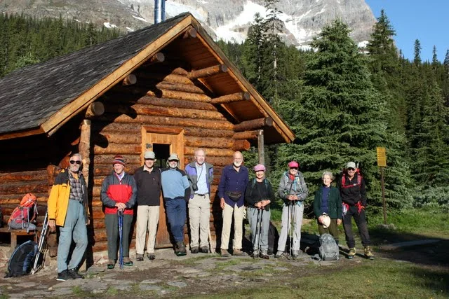 The 2011 team at Elizabeth Parker Hut. Photo by Dave McCormick.