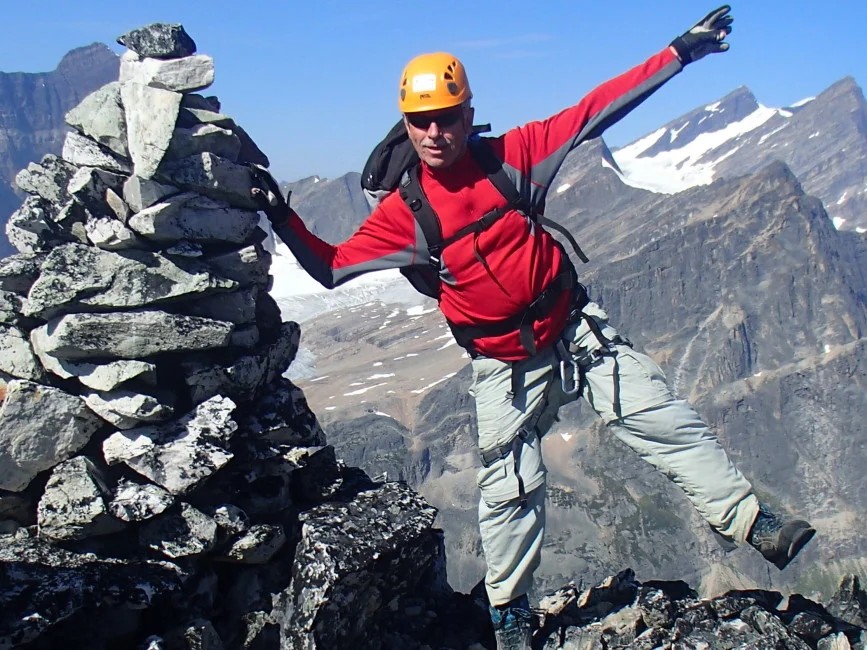 Summit shenanigans. Photo by Dave Ford.