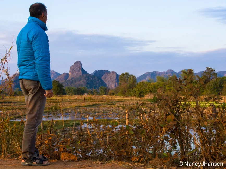 After crossing the border we were greeted by tall and steep limestone karst formations. We knew we were in for a good time.
