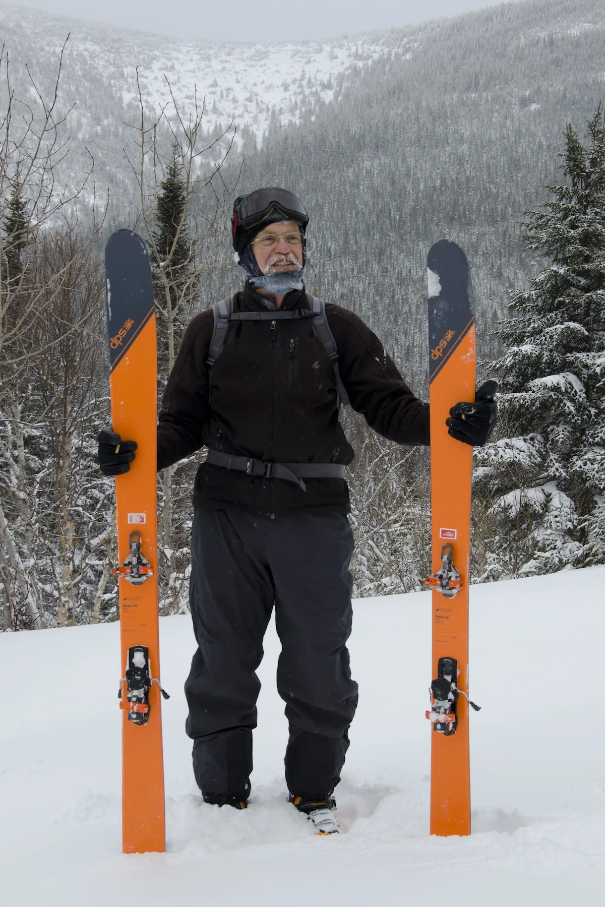 David with his water skis. Photo by Julia Burkart.