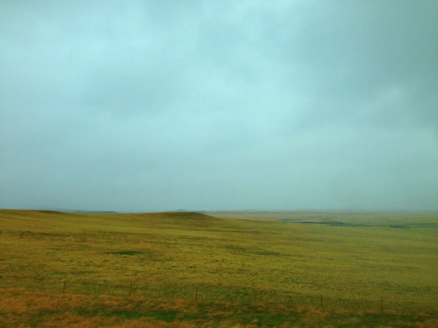 Typical view once you leave Regina. Photo by Shawn Shi.