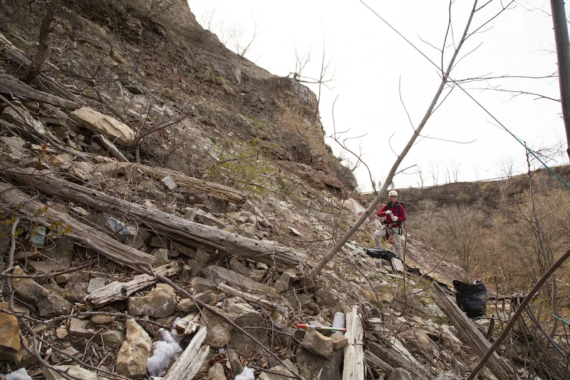 So much garbage, so much work. Photo by Rob Le Blanc.