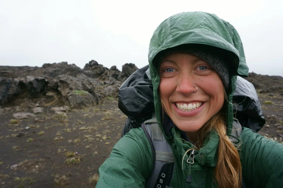 Happy to escape the flies with some rain! Photo by Kara Folkerts.