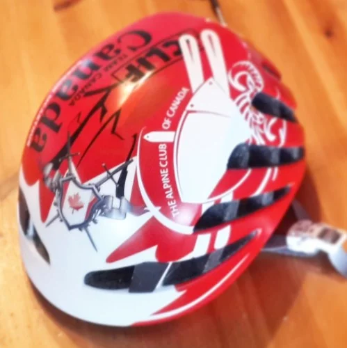 Gord’s groovy helmet.
