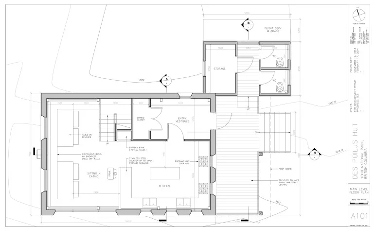 Louise &amp; Richard Guy Hut – Main Floor.