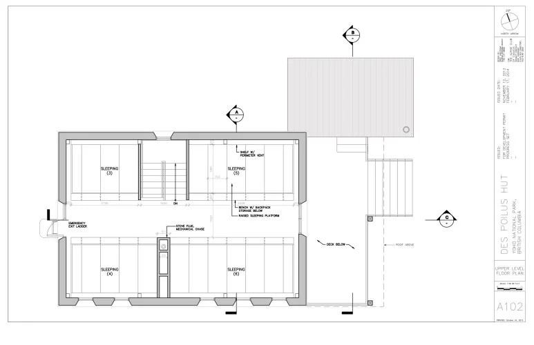 Louise &amp; Richard Guy Hut – Upper Floor.
