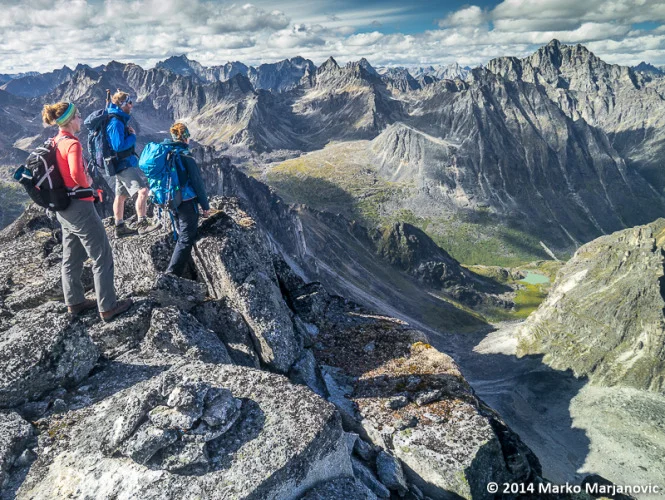 ACC Yukon members on the summit of Mount Elysian.