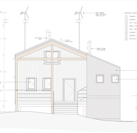 Louise & Richard Guy Hut - Conceptual Drawings