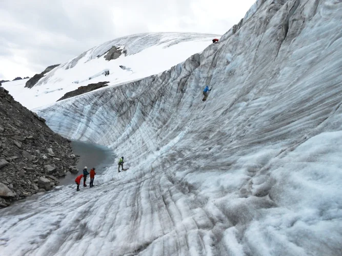 Ice school. Photo by Bill Derby.