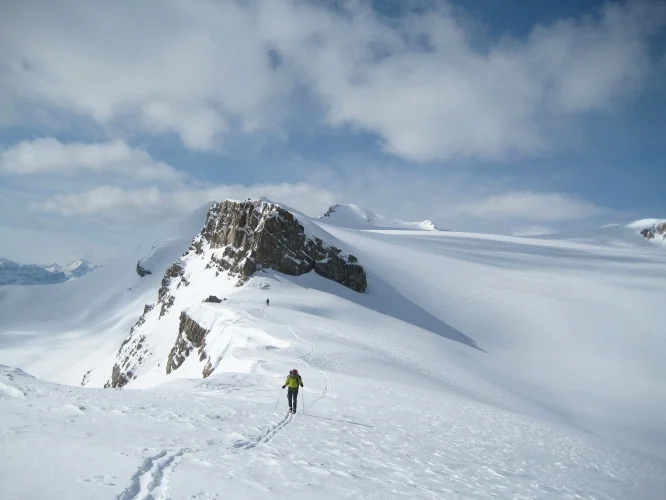 On the Bow-Yoho Traverse.