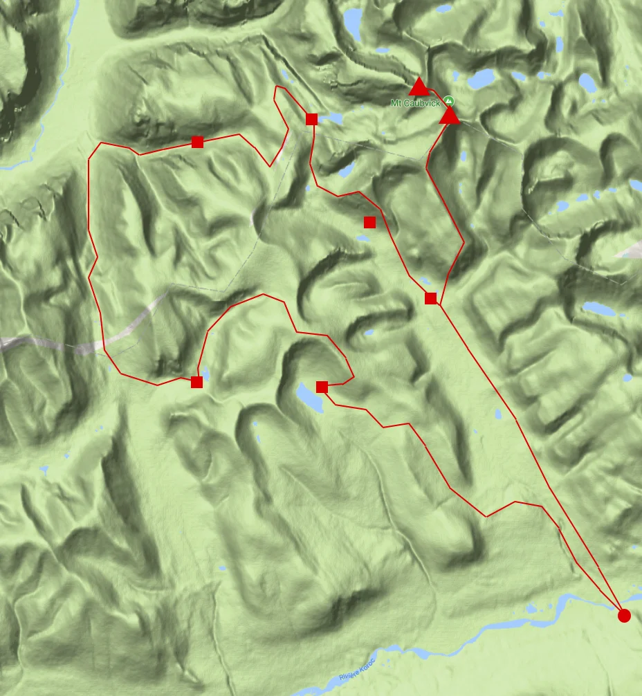 The hiking circuit!