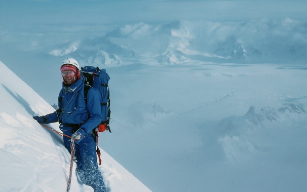 John Lauchlan on Mount Logan. Photo Jim Elzinga